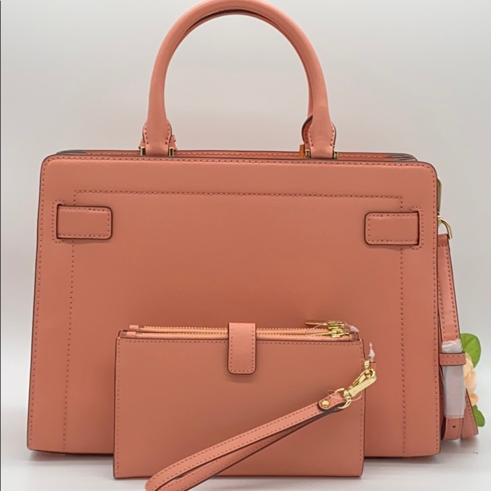 MICHAEL KORS RAYNE MD EW SATCHEL & WRISTLET SET - Picture 6 of 16